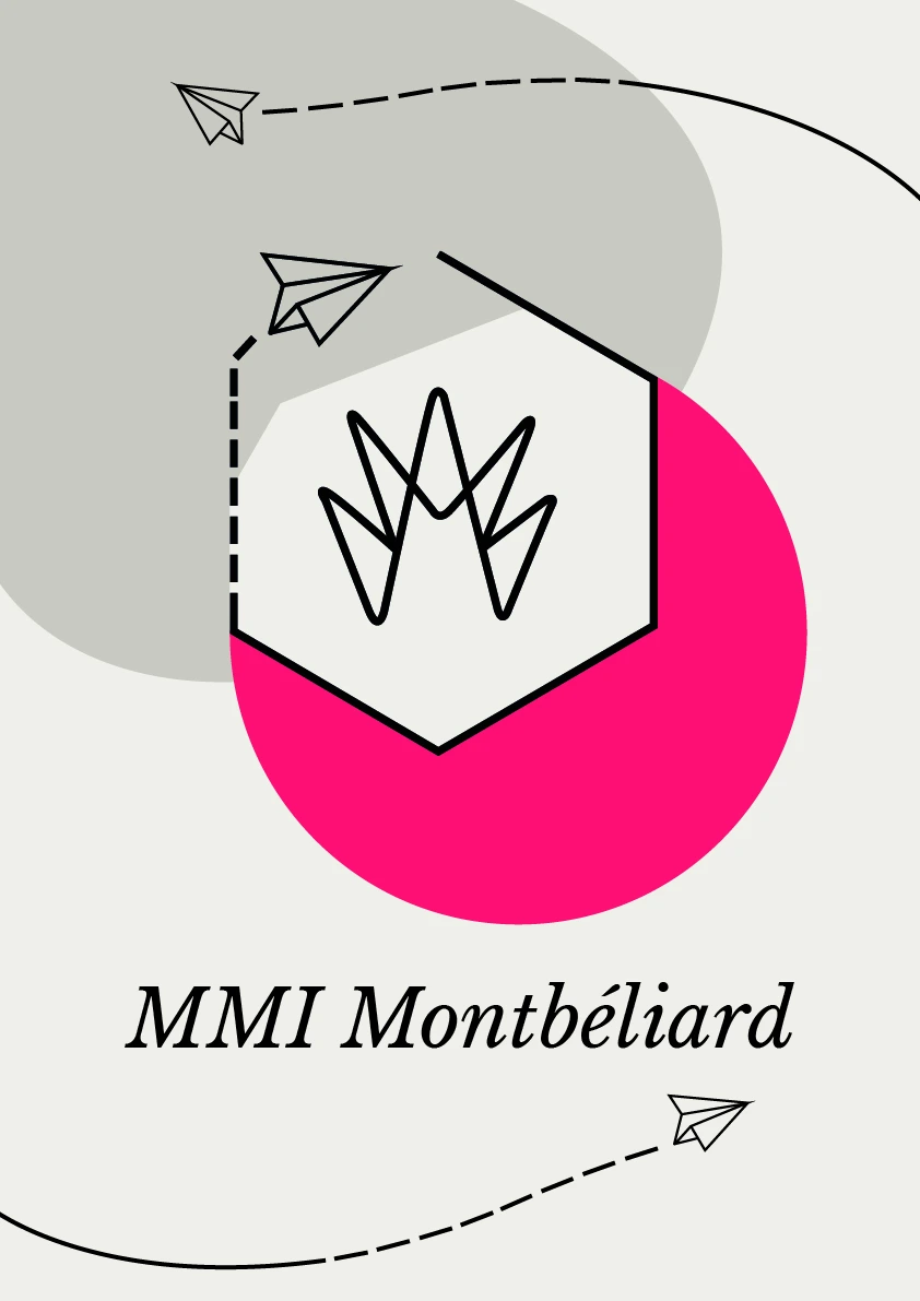Premier design de l'affiche MMI Montbéliard intenational